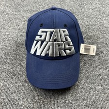 Disney Parks Star Wars Hat Adult Blue Embroidered Logo New With Tag