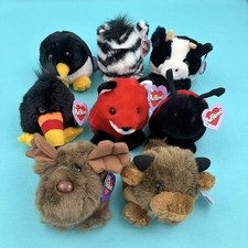 Vintage Puffkins Lot of 8 Plush w/ Tags Swibco 1997-1998 90s