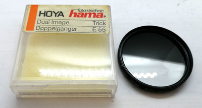 Hoya Dual-Image Effektfilter 55mm 55 mm Doppelgänger E55 890/550 ovp Trick (48)