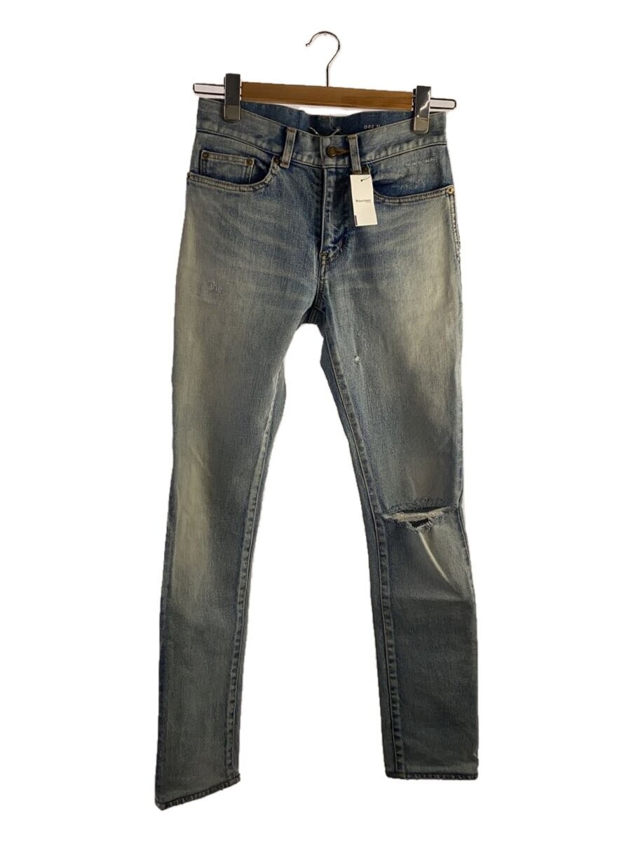 Jeans skinny SAINT LAURENT schiacciato blu 26