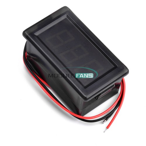 0.56" 2 Wire Digital Voltmeter LED Volt Voltage Meter DC5V~120V Red - Picture 5 of 9