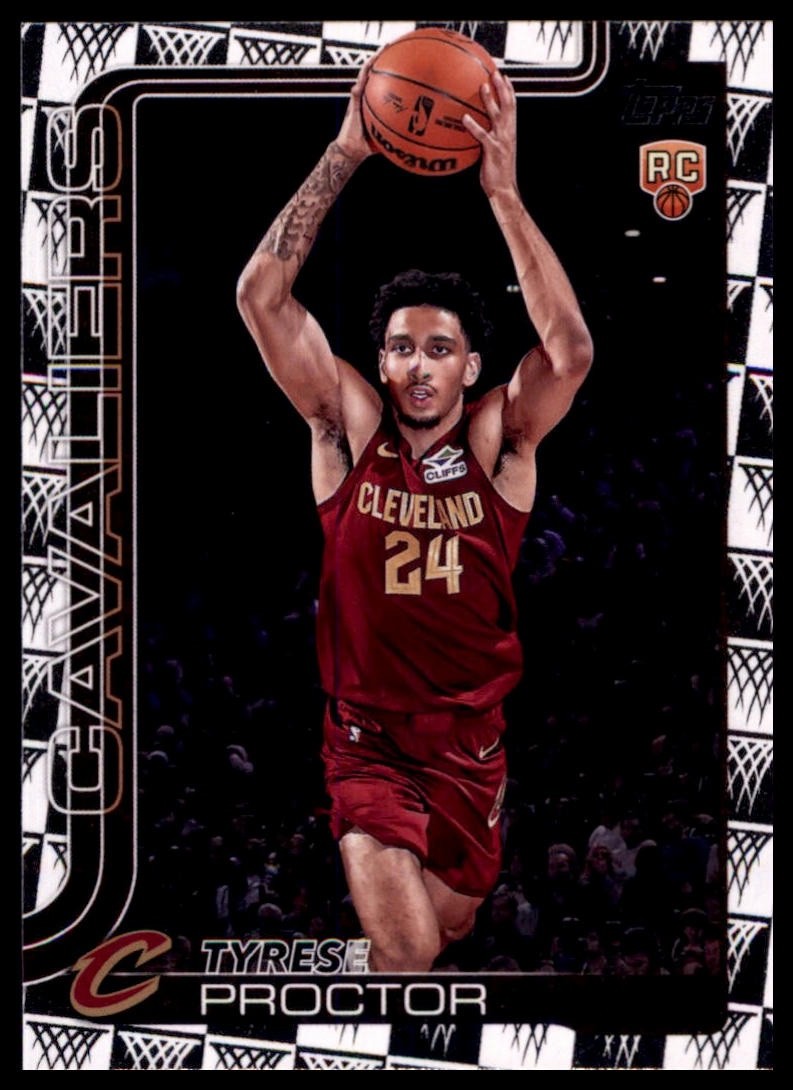 2025-26 Topps Season Tip Off Tyrese Proctor Rookie #250 Cleveland Cavaliers Card