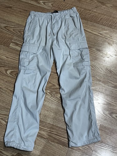 Hollister Cargo Pant White Straight Fit Size Small