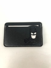 Batman Black Leather Wallet Superhero Mask Card Holder Heroic ID Wallet 1pc