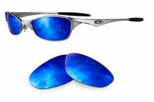 newpolar replacement polarized lenses for oakley wiretap 1.0 blue mirror