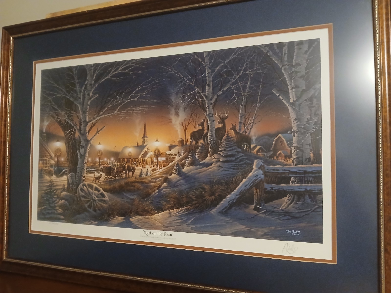 terry redlin signed and numbered prints framed Artist Prove Edition