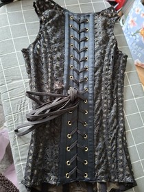 AGENT PROVOCATEUR STUNNING SEXY BLACK DEBORAH CORSET SIZE AP 2 SMALL UK 8 BNWT