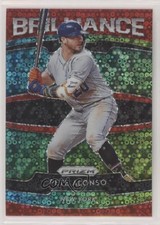 2020 Panini Prizm Brilliance Quick Pitch Red Donut Circle /99 Pete Alonso o7m