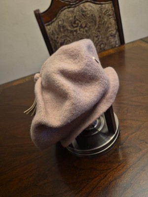 Adrienne Vittadini Beret Style Hat BEIGE 100% WOOL ONE Size NWOT 