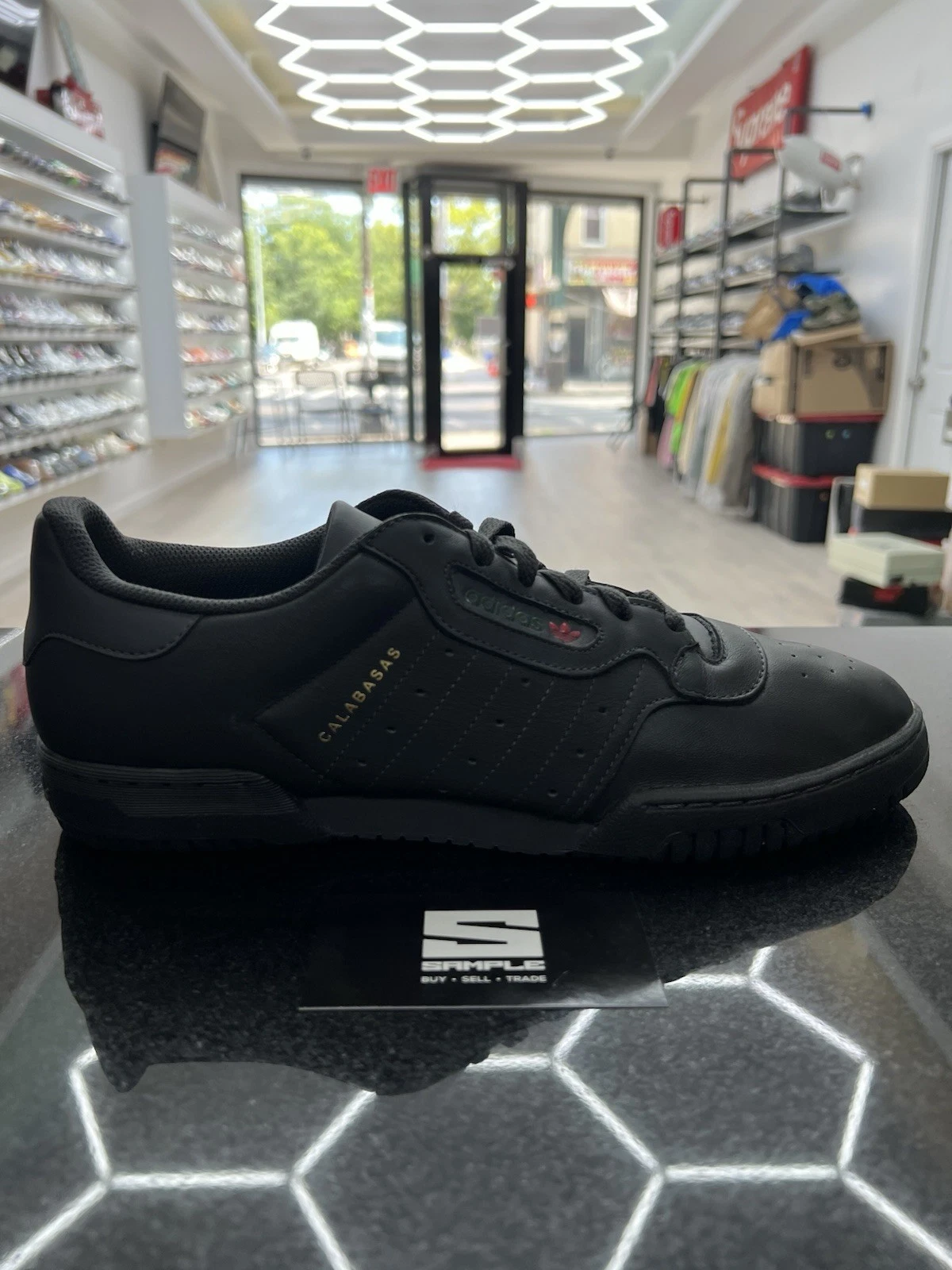 Yeezy x Adidas Powerphase Calabasas "Core Black" taglia 11