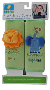 Baby Car Seat Plush Strap Covers, ESPECIALLY FOR BABY Brand New, Animals, Lion