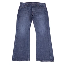 Levis 527 Bootcut Jeans Mens 40x32 High Rise 100% Cotton Distressed Waterless