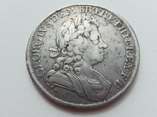 A566 - George I Silver Roses and Plumes Crown. 1716 SECVNDO.