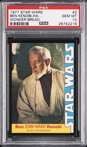 1977 Wonder Bread Star Wars #2 Ben (Obi-Wan) Kenobi