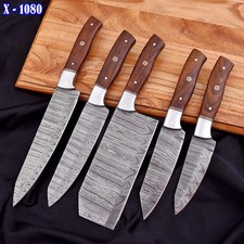 Classic Hand Forged Damascus Steel Kitchen knives Set Chef Choice Cutlery Set