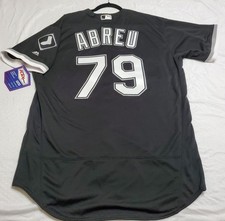 Majestic AUTHENTIC JOSE ABREU, SIZE 48 XL CHICAGO WHITE SOX, FLEX BASE Jersey