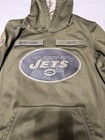 NFL New York Jets Hooded Pullover Camo hood Green Long Sleeve Youth size 8 — photo 2