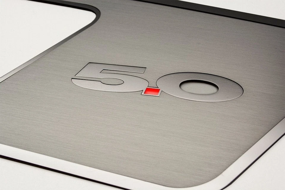 Ford Mustang GT 5.0 2010-2014 protectores de puerta cepillados moldura de acero inoxidable pulido Foto 3 de 3