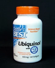 Doctor s Best ~ Ubiquinol Featuring Kaneka QH 100 mg 60 Softgels EXP 02/2027