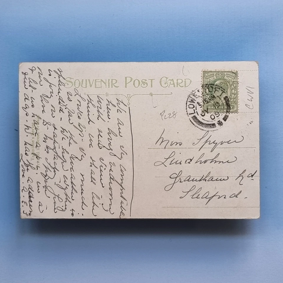 Lowestoft Postcard 1908 Sparrows Nest Tea Room Suffolk - Image 2 of 2