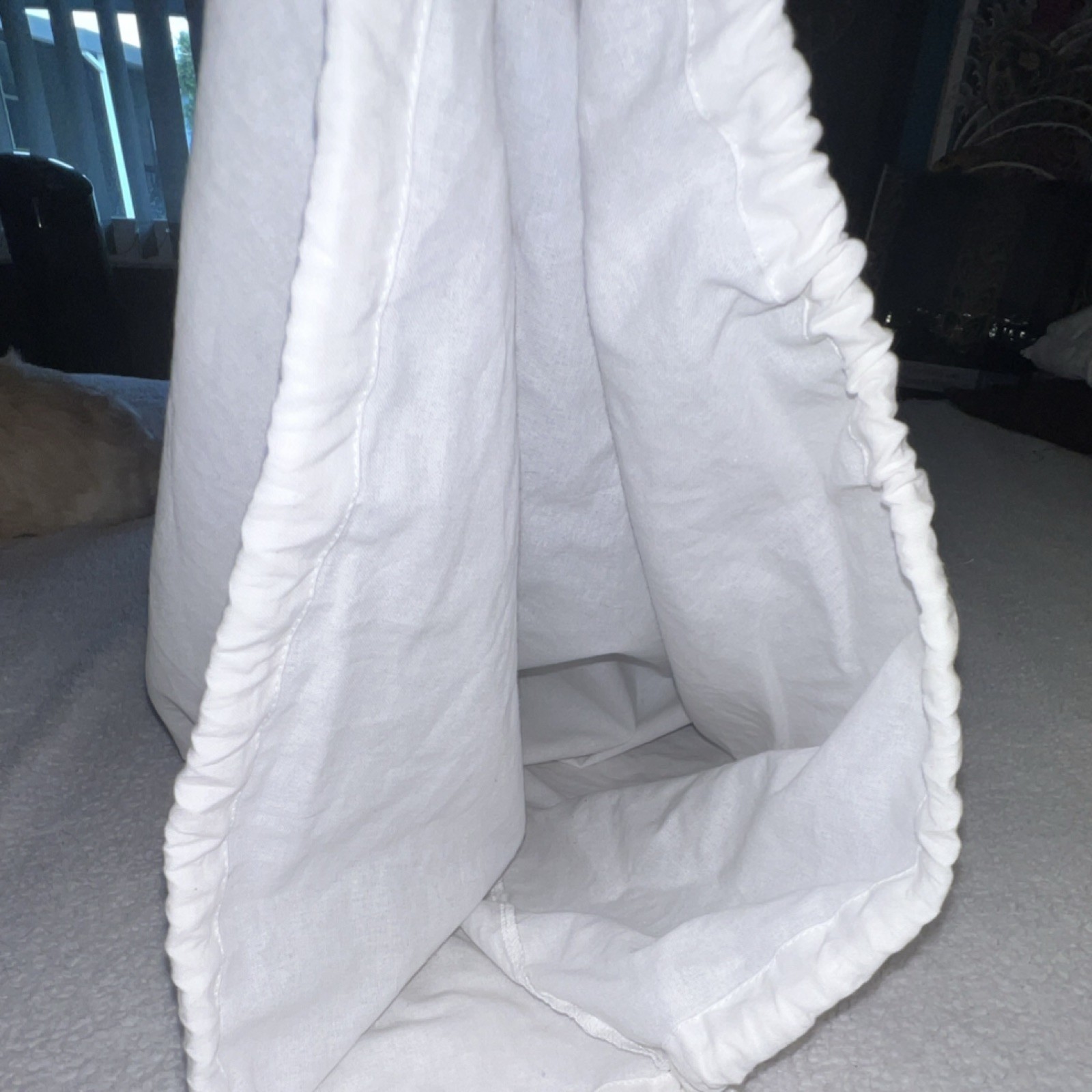 Hammitt White Drawstring Dustbag Solid Handbag Ac… - image 15