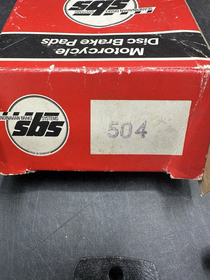 SBS 504 Motorcycle Disc Brake Pads Yamaha RD250, RD350 NOS - Image 4 of 4