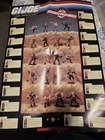 GI Joe ARAH Micro Figures 28x20 Poster 1989 Hasbro Mail Away 28" x 20" 89