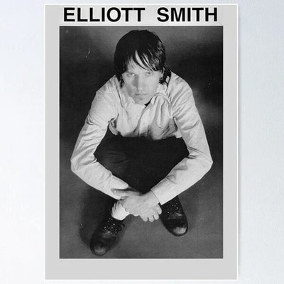 Elliott Smith 額 Elliott Smith Poster, Remastered Classic Album Art, Indie Folk