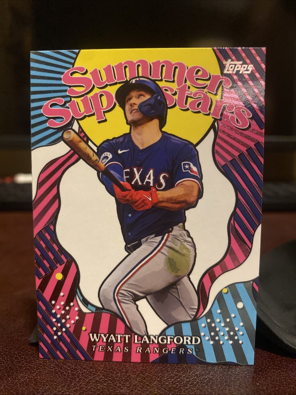 Wyatt Langford Rangers Summer Superstars 2025 Topps #SS-50 Baseball