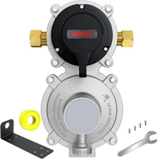 Upgrade RV Propane 2-Stage Auto Changeover LP Propane Gas Regulator with Valve S
