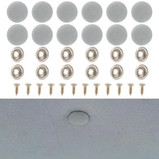 12 PCS Grey Dura Snap Upholstery Buttons for Car, RV Roof Headliner Repair