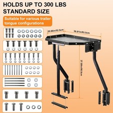 300 Lbs A-frame Adjustable Trailer Tray For Outdoor Rv Camper Cc-255 Tongue Rack 300 Lbs A-frame Adjustable Trailer Tray For Outdoor Rv Camper Cc-255 Tongue Rack