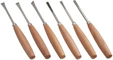 Set 6 wood carving gouges Valex