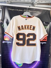 Nike San Francisco Giants #92 Alyssa Nakken STITCHED MLB Baseball Jersey SF