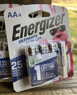   ENERGIZER AA - 1 PACK, Ult Lithium Batteries 25 Yrs Shelf Life  NiB