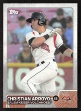 Christian Arroyo 2015 Topps Pro Debut #26 Salem-Keizer Volcanoes