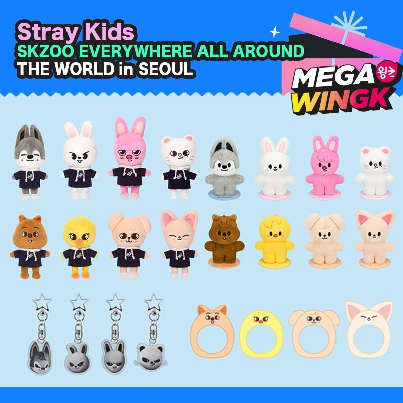 Stray Kids SKZOO EVERYWHERE ALL AROUND THE WORLD in SEOUL Official MD Goods