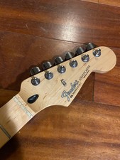 2008 Fender Strat Neck Maple Standard Stratocaster Tuners 9.5" Radius Med. Jumbo