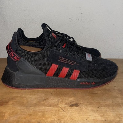Adidas NMD R1 Black Red Marble Japan 3M Athletic Sneakers Men Size 11.5 G26514