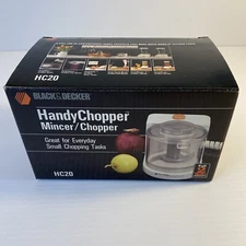 Black & Decker Handy Chopper Plus HC3000 1.5 Cup Electric Mincer Chopper EUC