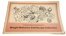 Vintage 1980 WEIGHT WATCHERS Staff RECIPE Collection Diet Information Cookbook