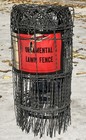 Vintage Nos Antique Ornamental Twisted Wire Lawn Garden Fence 25' Roll Fencing
