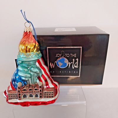 Kurt Adler Made in Poland The Torch Ellis Island Statue of Liberty Limited Ed