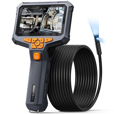 Inspection Camera Dual Lens Inspection Camera w/ Light NTS430 Teslong Borescope