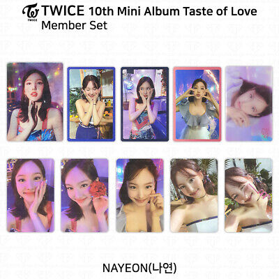 Twice 10th Mini Album Taste Of Love Official Photocard Nayeon Kpop K Pop Ebay