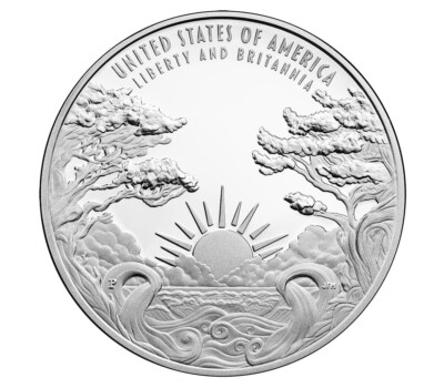2024 Liberty & Britannia 1 oz Silver Proof Medal - Philadelphia