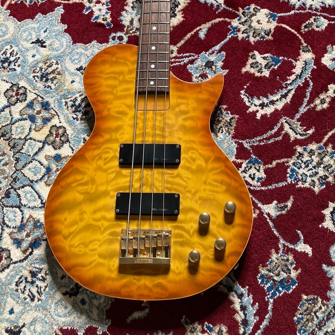 ■Fernandes BURNY OLDS Precision Bass Burny by Fernandes LSB-65 Color Gold Used Electric Bass