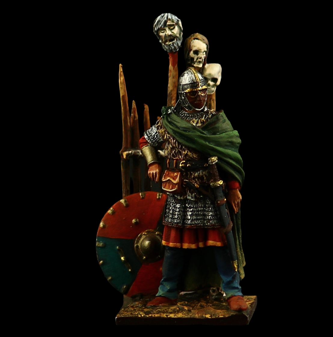 Tin soldier Collectible Anglo-Saxon Chief, VII c. B.C. Barbarians