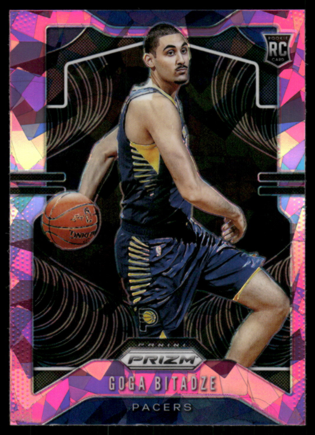 2019 Panini Prizm #264 Goga Bitadze Prizms Pink Ice