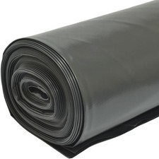 2M X 50M 500G Black Heavy Duty Polythene Plastic Building Dust Rubble Sheet DIY